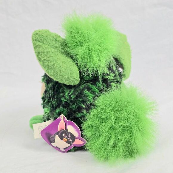 Vintage Furby Original Green Black Tiger Electronics 1999 New With Tags NWT - Picture 4 of 10